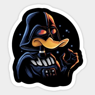 Duck Vader Sticker